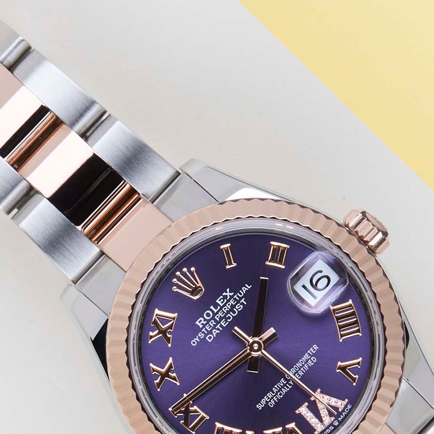 Rolex Datejust 31 278271 (2021) - 31 mm Gold/Steel case (3/8)