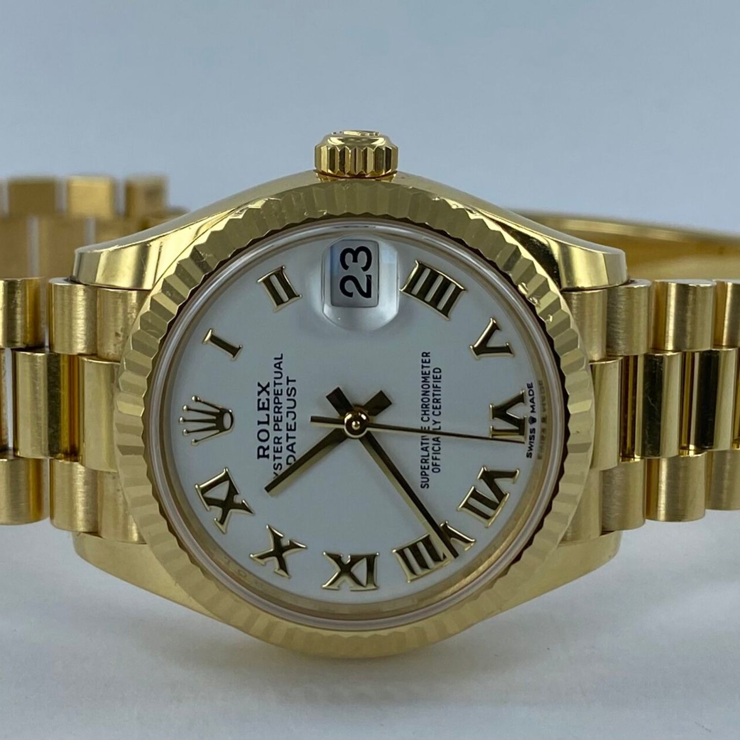 Rolex Datejust 31 278278 (2022) - 31 mm Yellow Gold case (1/8)