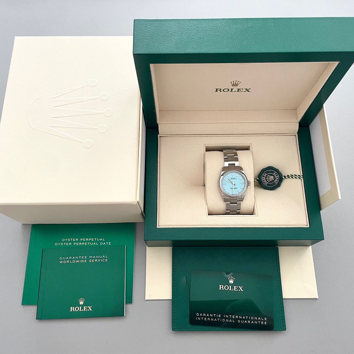 Rolex Oyster Perpetual 31 277200 (2022) - Blauw wijzerplaat 31mm Staal (2/7)