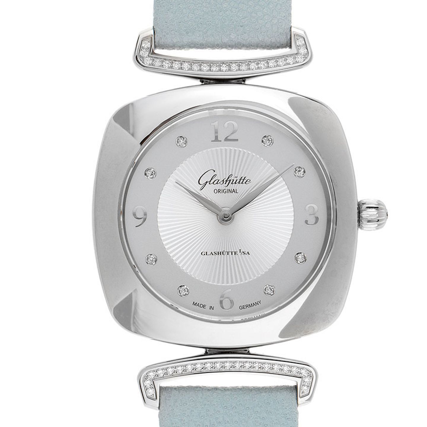 Glashütte Original Pavonina 1-03-02-12-12-35 (2020) - Zilver wijzerplaat 31mm Staal (1/7)