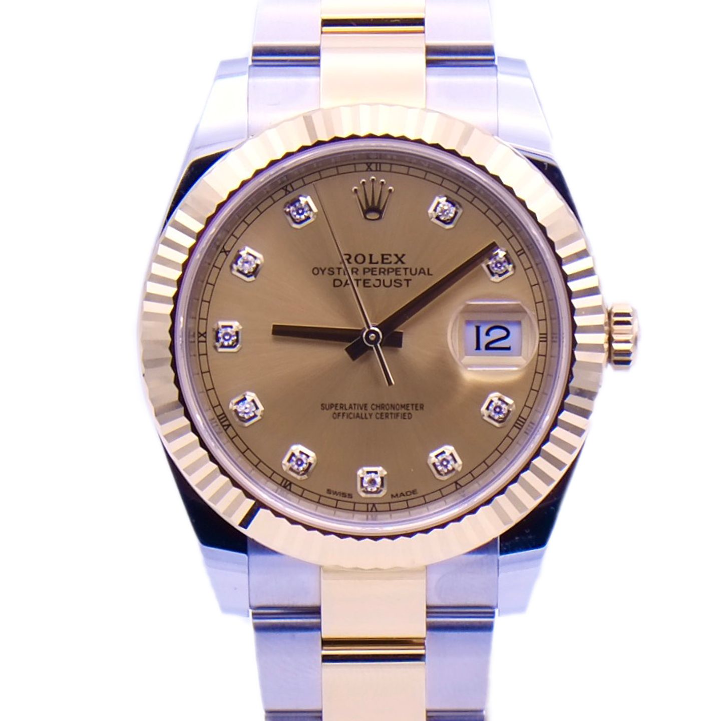 Rolex Datejust 41 126333 (2023) - Champagne dial 41 mm Gold/Steel case (1/1)