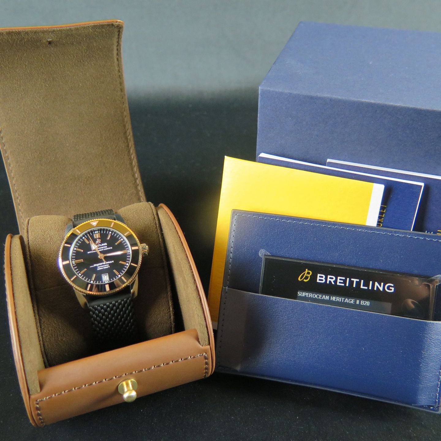 Breitling Superocean Heritage UB2010121B1S1 (2020) - Black dial 42 mm Steel case (8/8)