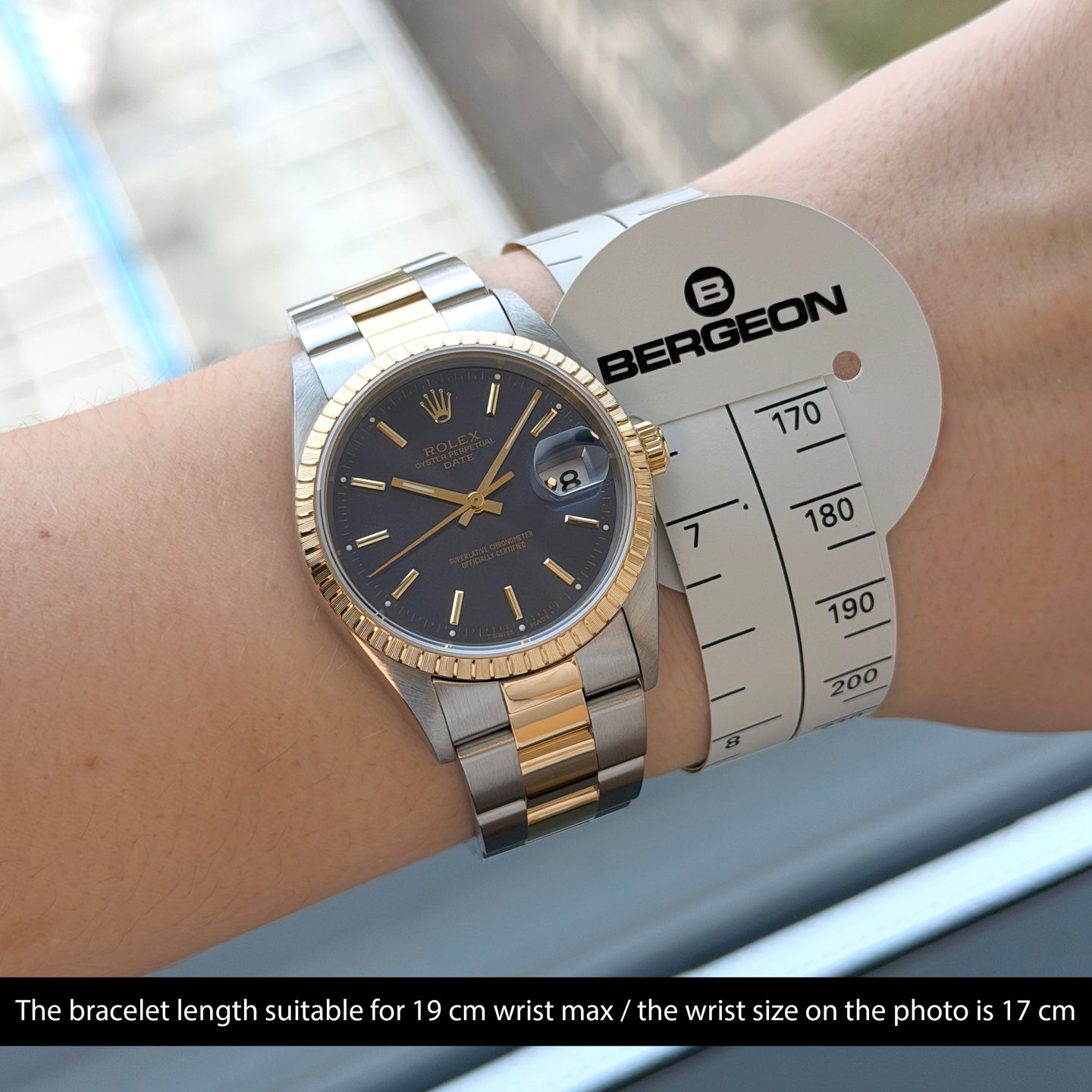 Rolex Oyster Perpetual Date 15223 (1998) - 34mm Goud/Staal (2/8)