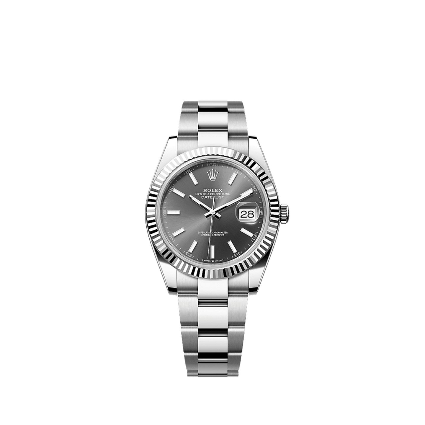 Rolex Datejust 41 126334 (2025) - Grijs wijzerplaat 41mm Staal (1/1)