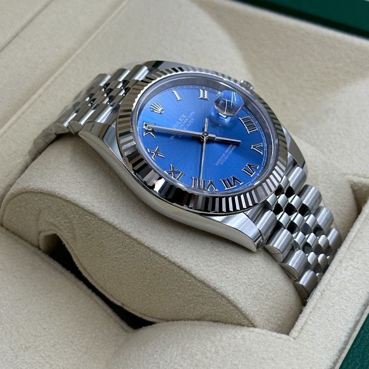 Rolex Datejust 41 126334 (2022) - Blue dial 41 mm Steel case (8/8)