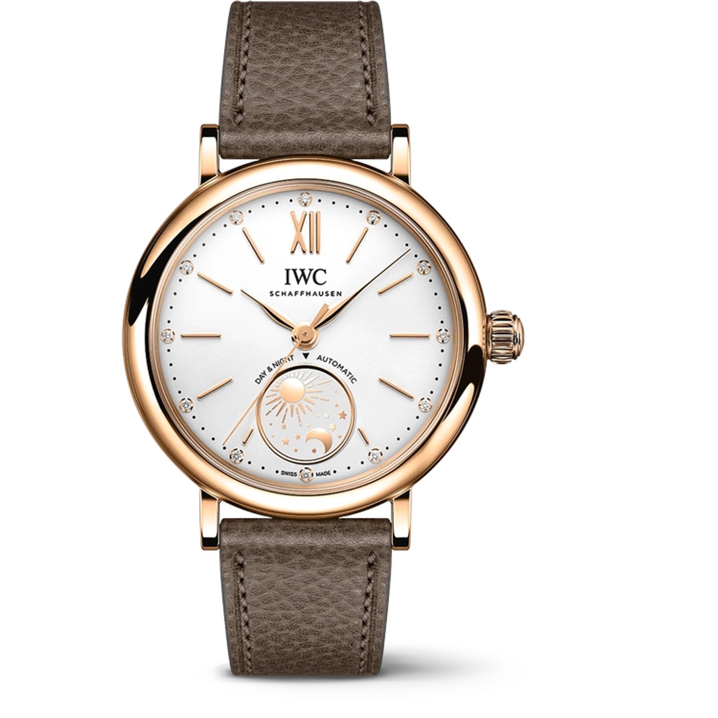 IWC Portofino IW459805 (2025) - Zilver wijzerplaat 34mm Roségoud (1/1)