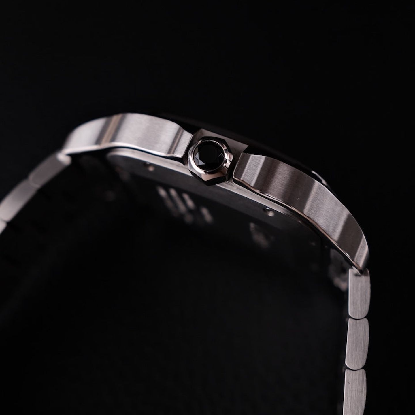 Cartier Santos WSSA0037 (2021) - Grey dial 40 mm Steel case (2/8)