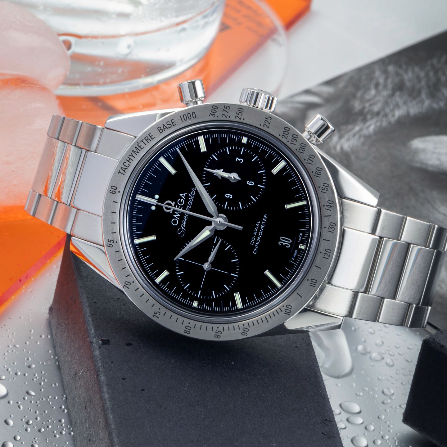 Omega Speedmaster '57 331.10.42.51.01.001 (Unknown (random serial)) - Black dial 42 mm Steel case (2/8)