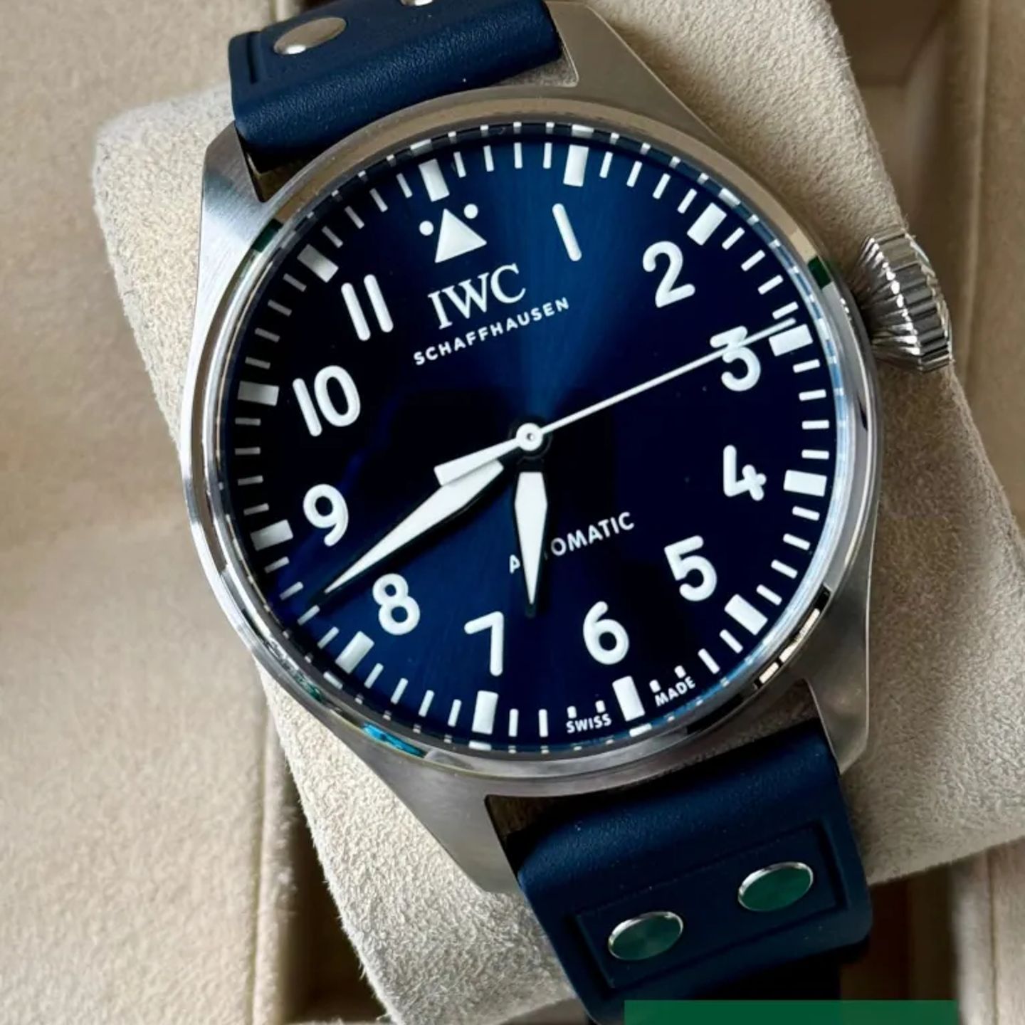 IWC Big Pilot IW329303 (2021) - Blue dial 43 mm Steel case (1/7)