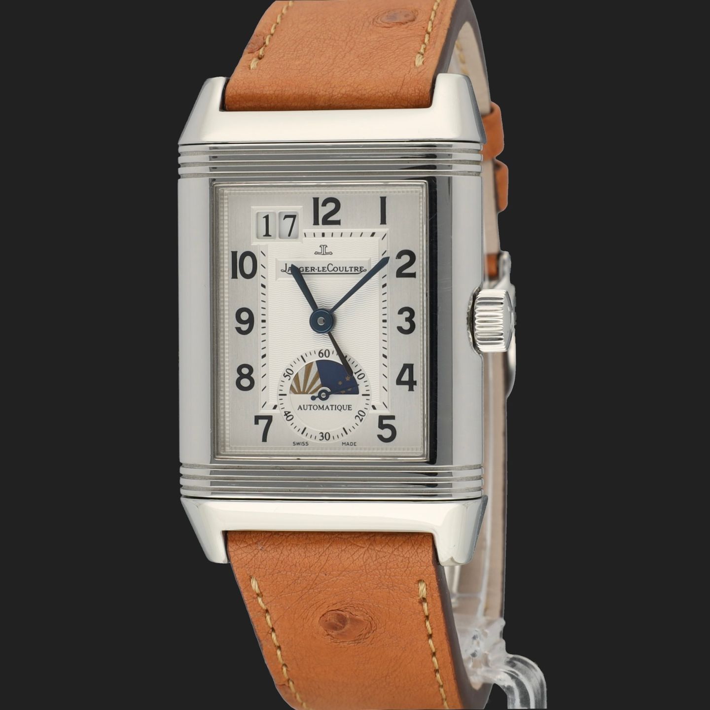 Jaeger-LeCoultre Grande Reverso 240.8.72 (2005) - Zilver wijzerplaat 29mm Staal (1/8)