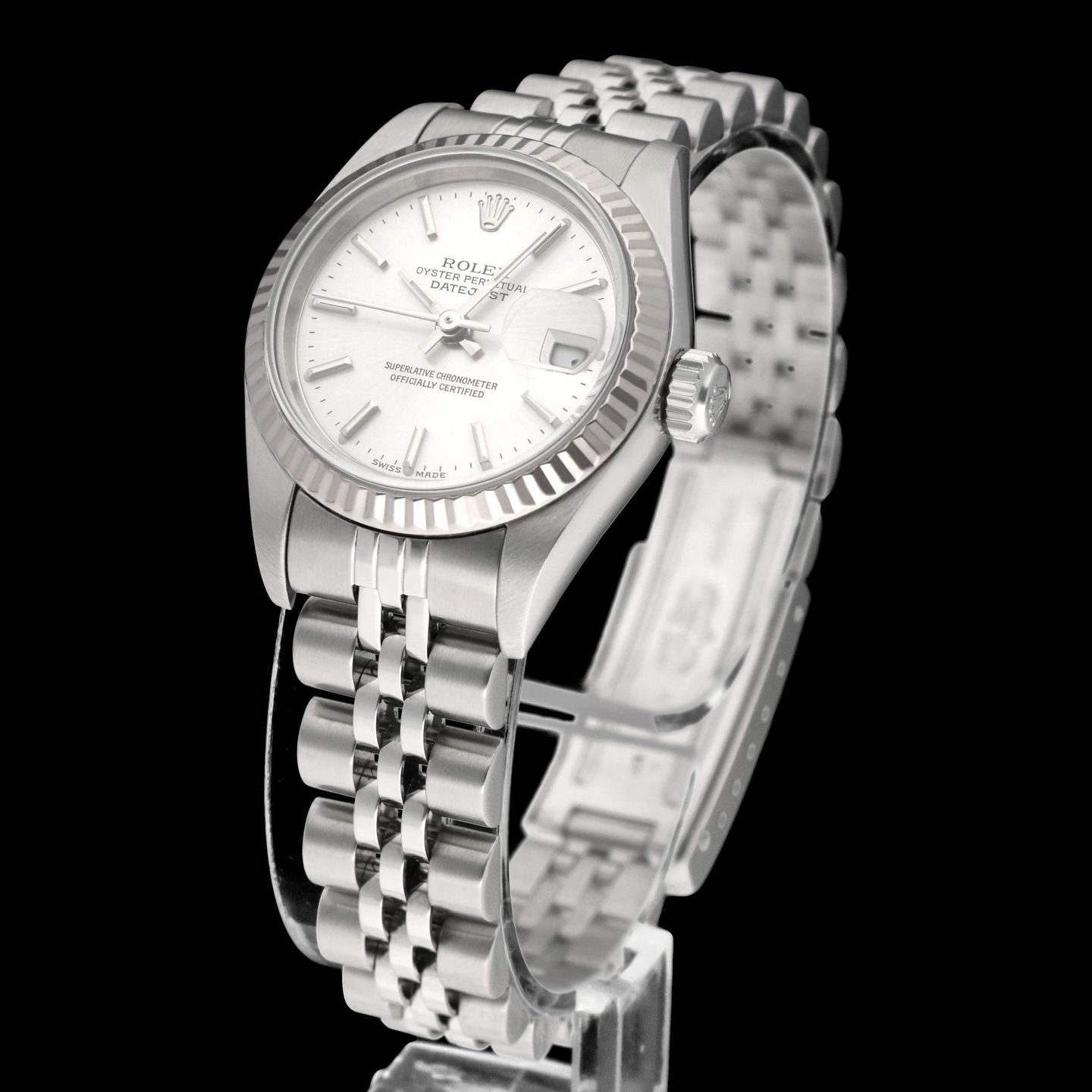 Rolex Lady-Datejust 79174 (1999) - Silver dial 26 mm Steel case (2/8)