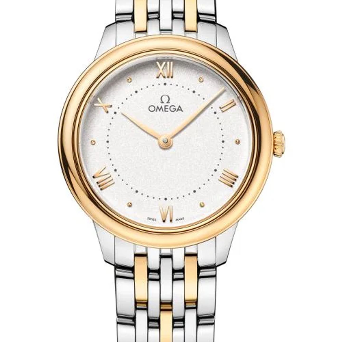 Omega De Ville 434.20.30.60.02.002 (2026) - Wit wijzerplaat 30mm Goud/Staal (1/1)