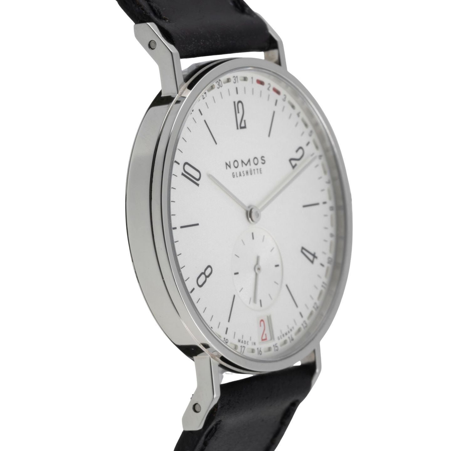 NOMOS Tangente 135 (Unknown (random serial)) - White dial 38 mm Steel case (7/8)