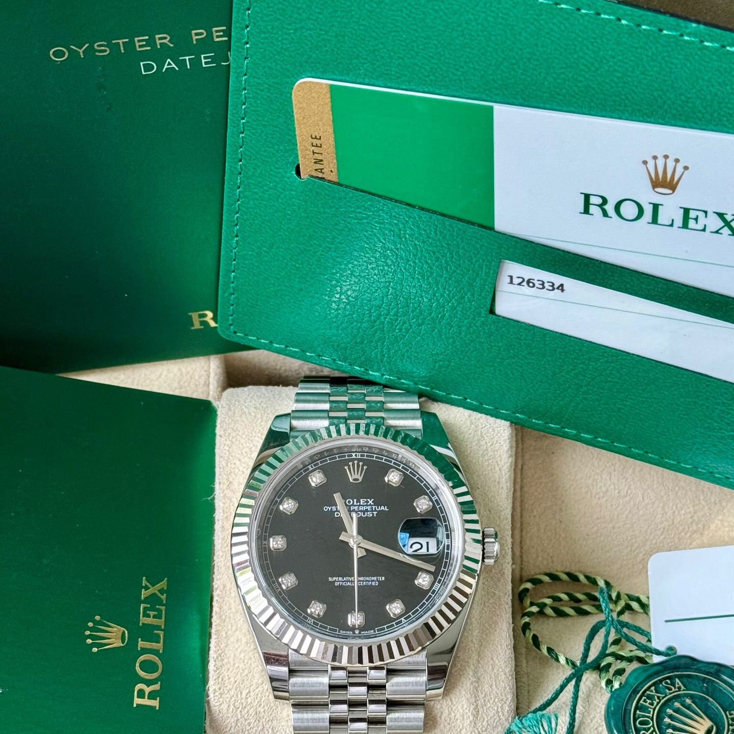 Rolex Datejust 41 126334 (2020) - Grey dial 41 mm Steel case (7/7)