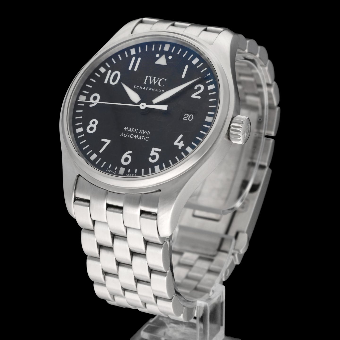 IWC Pilot Mark IW327011 (2016) - Grey dial 40 mm Steel case (5/8)
