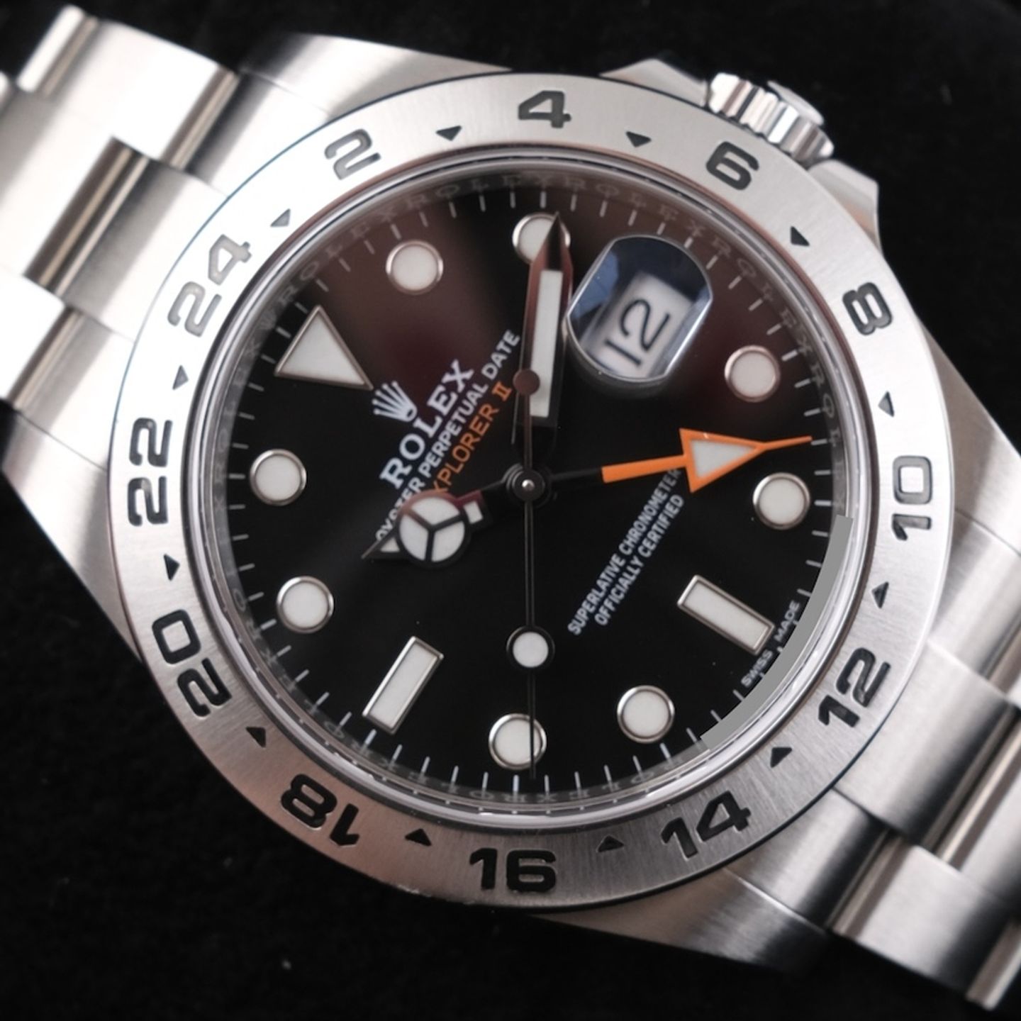 Rolex Explorer II 216570 (2018) - Black dial 42 mm Steel case (3/8)