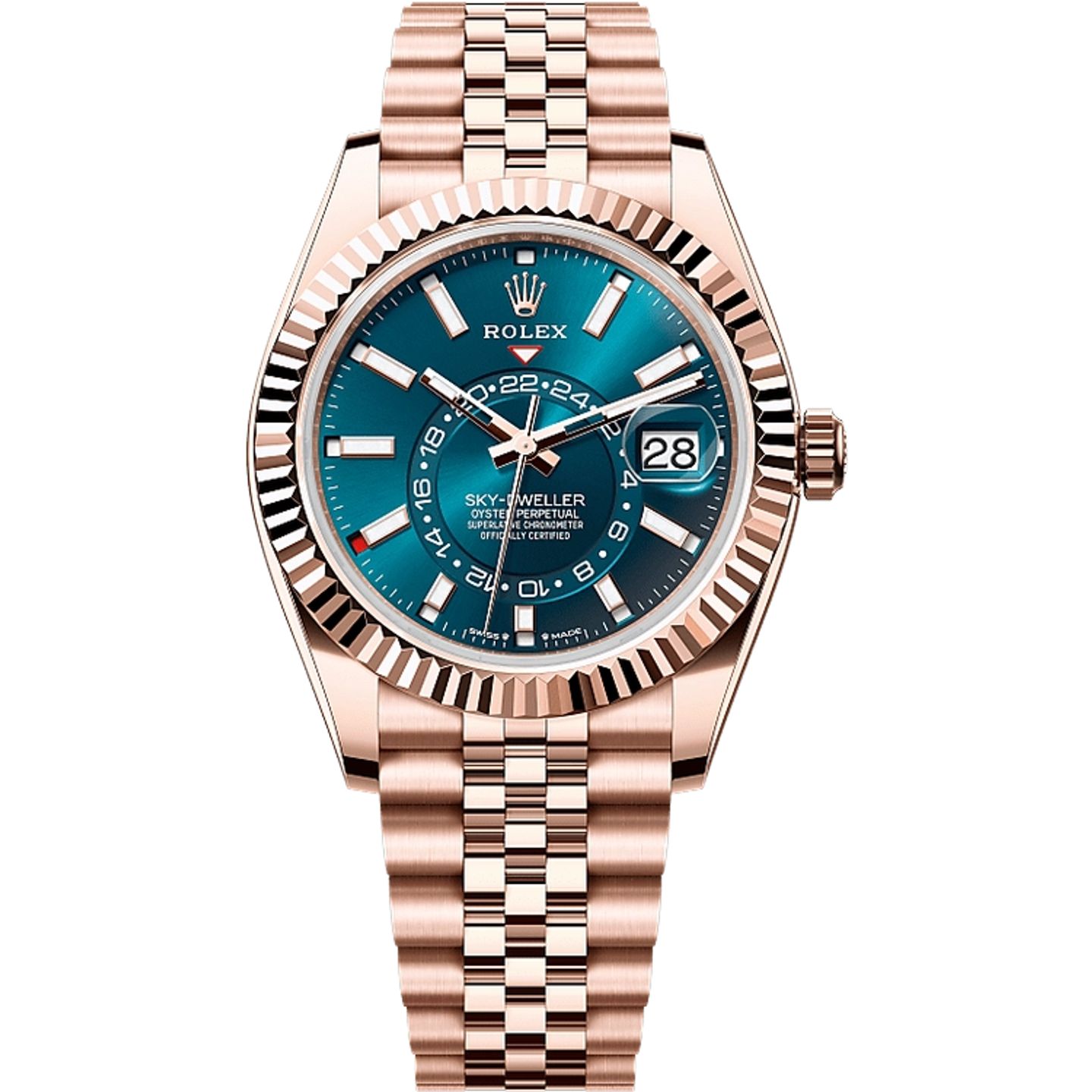 Rolex Sky-Dweller 336935 (2025) - Blue dial 42 mm Rose Gold case (1/1)