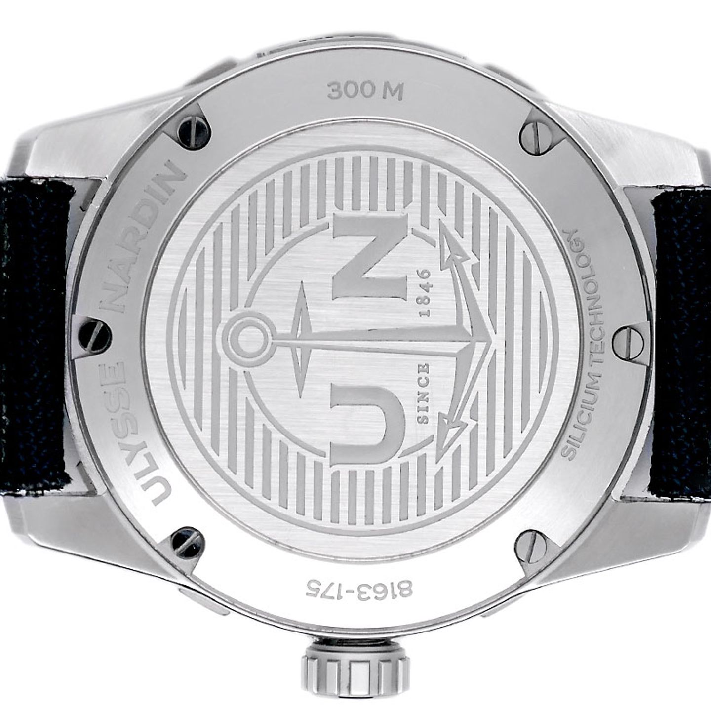 Ulysse Nardin Diver 8163-175/93 (2021) - Blue dial 43 mm Steel case (5/7)