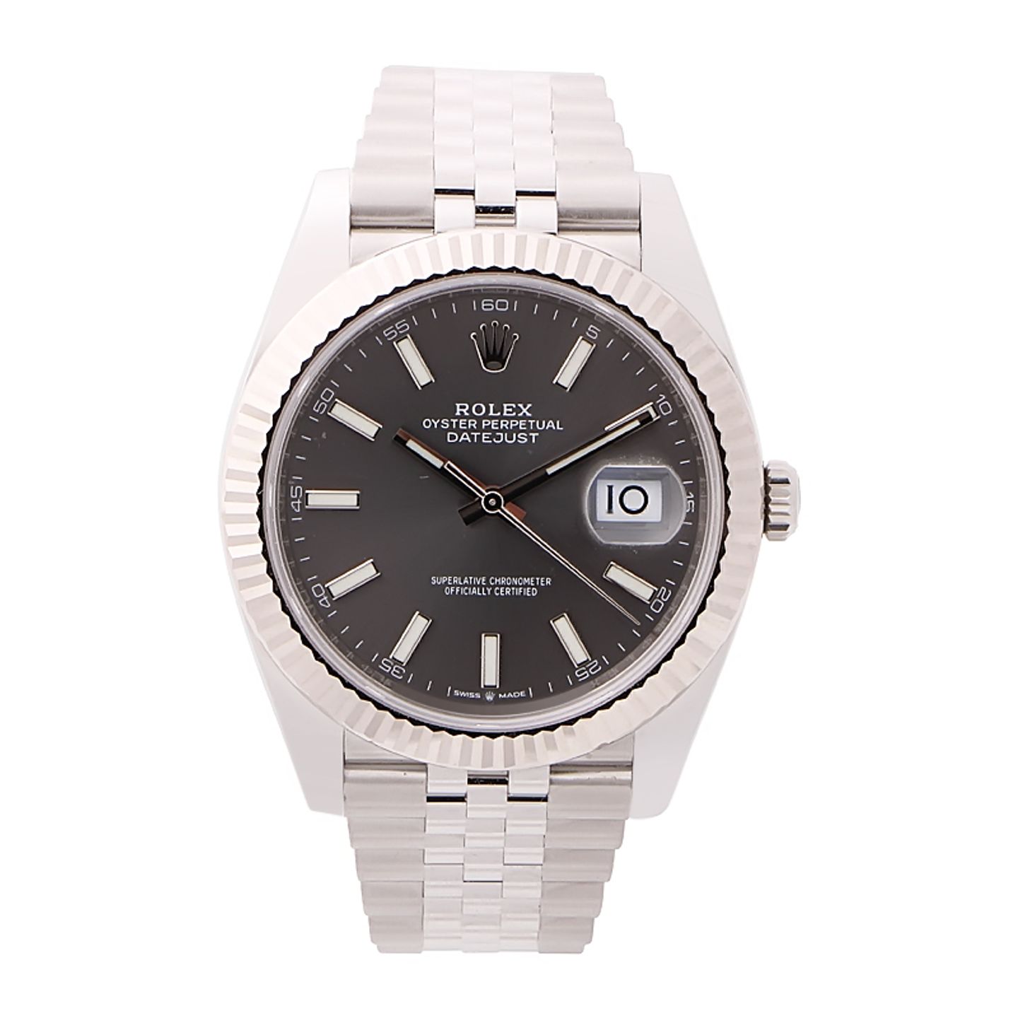 Rolex Datejust 41 126334 (2024) - Grey dial 41 mm Steel case (1/4)