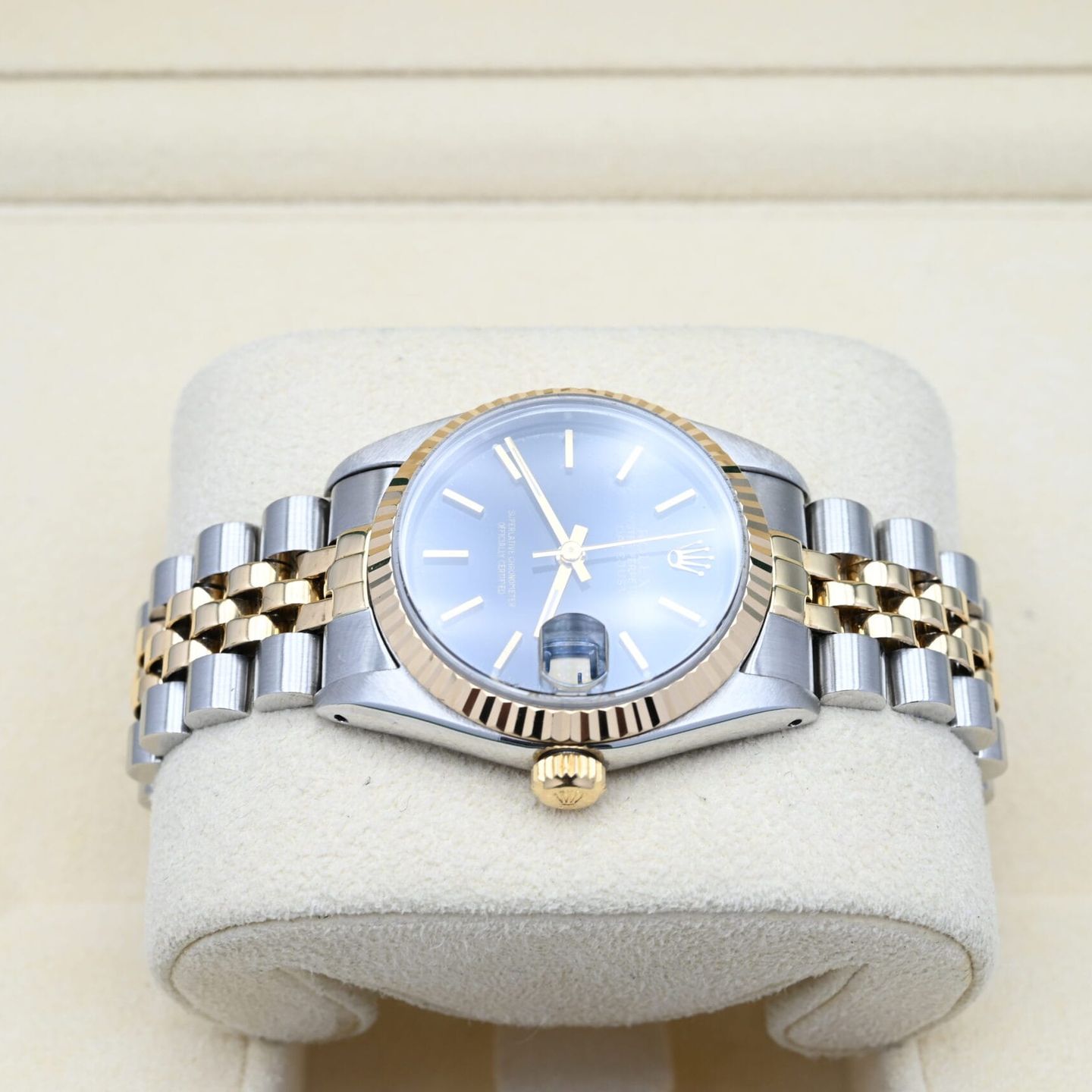 Rolex Datejust 31 68273 (1991) - Champagne wijzerplaat 31mm Goud/Staal (4/7)