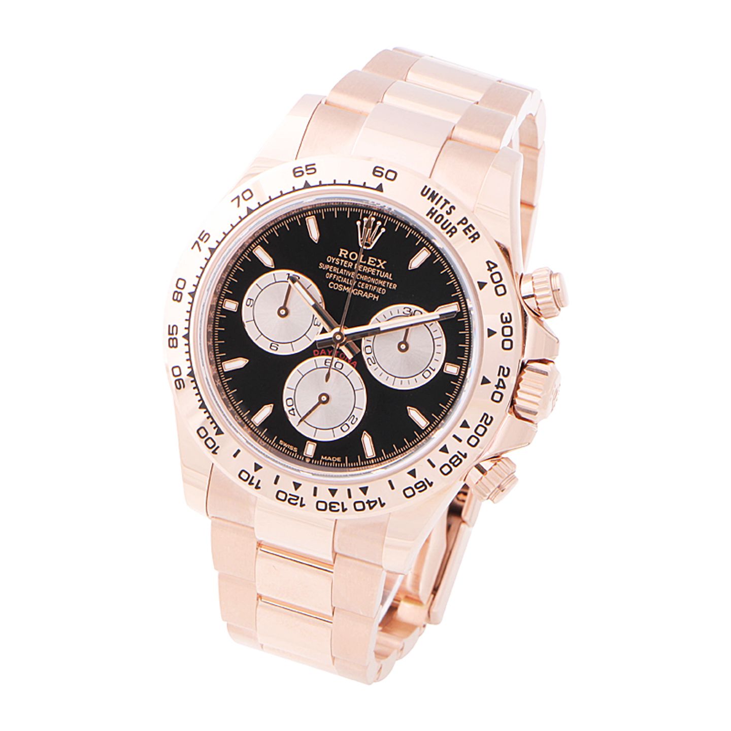 Rolex Daytona 126505 (2023) - Black dial 40 mm Rose Gold case (2/4)