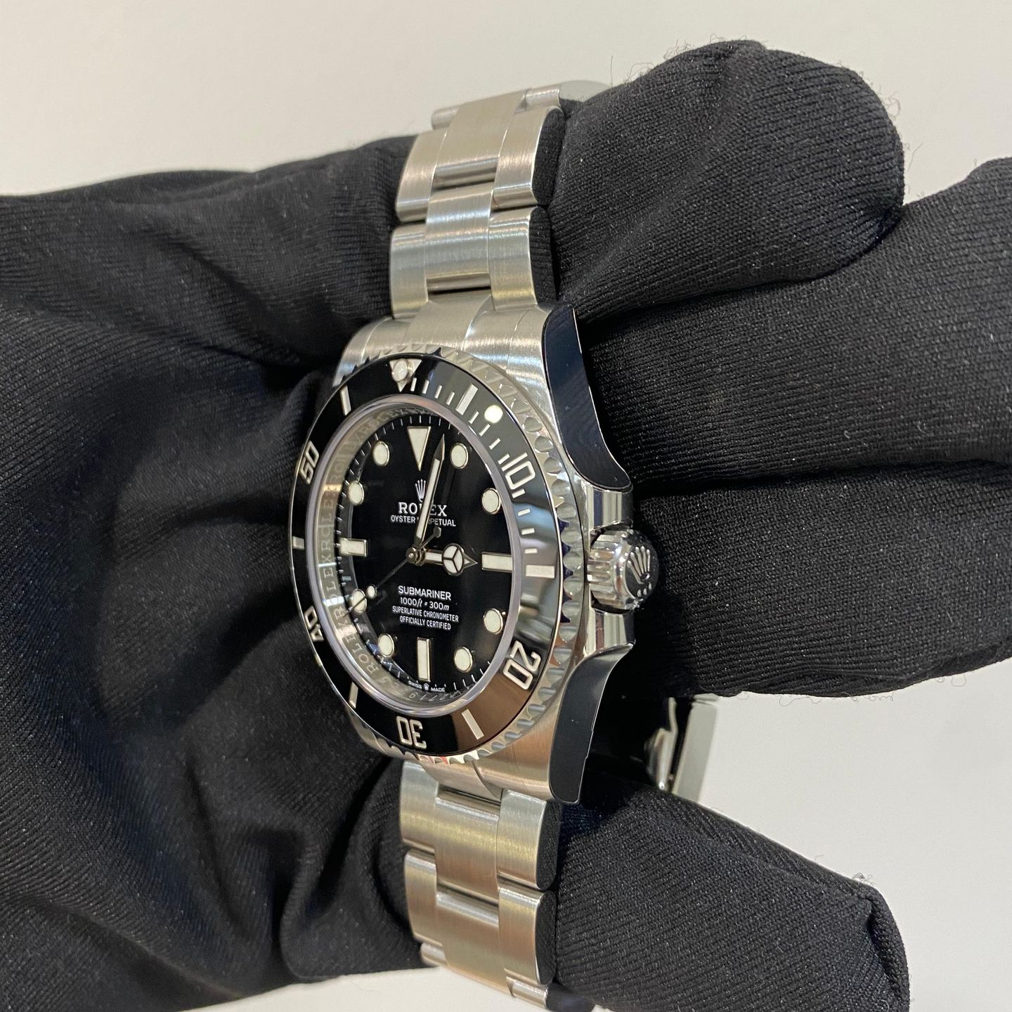 Rolex Submariner No Date 124060 (2024) - Zwart wijzerplaat 41mm Staal (3/7)