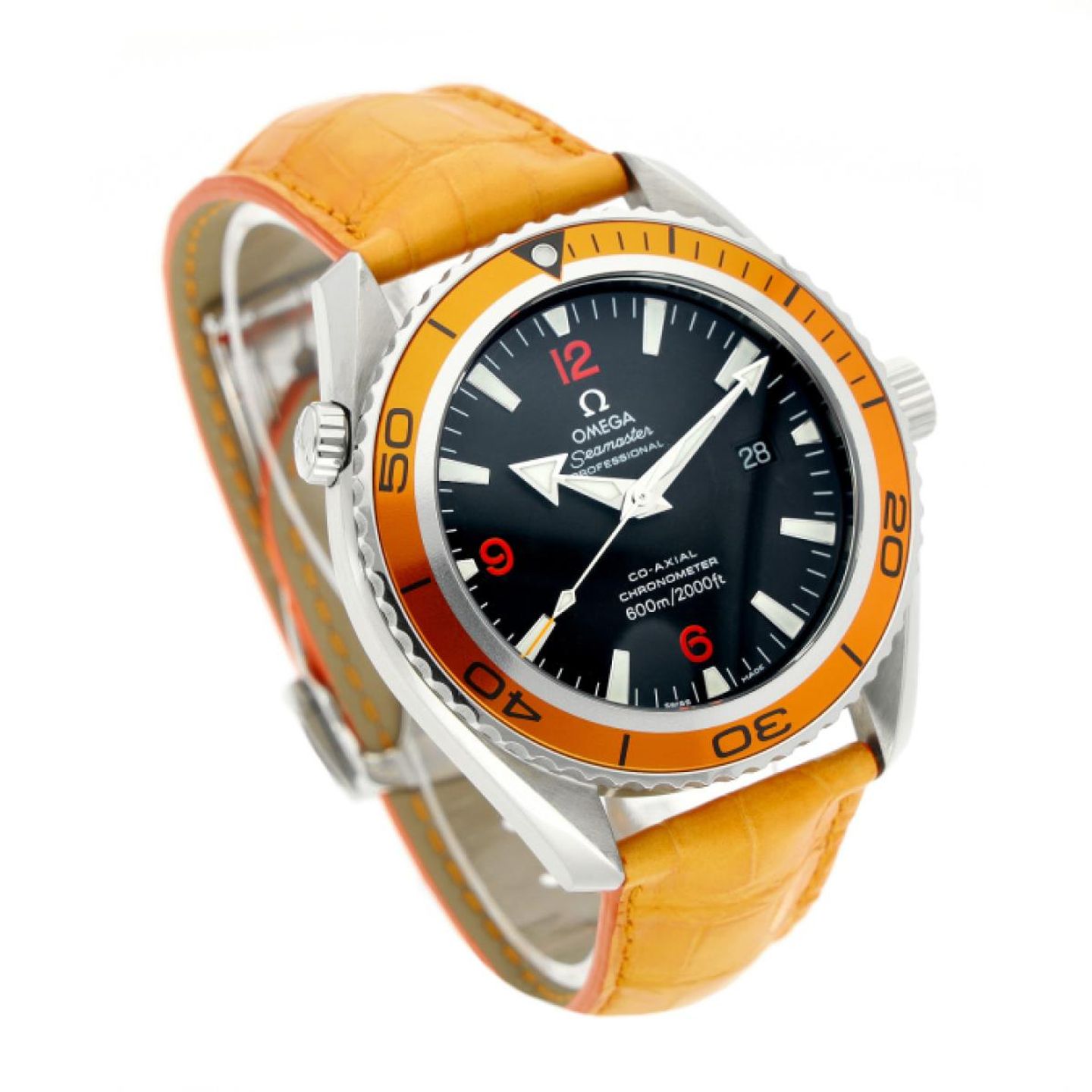Omega Seamaster Planet Ocean 2908.50.38 (2008) - Black dial 46 mm Steel case (3/5)