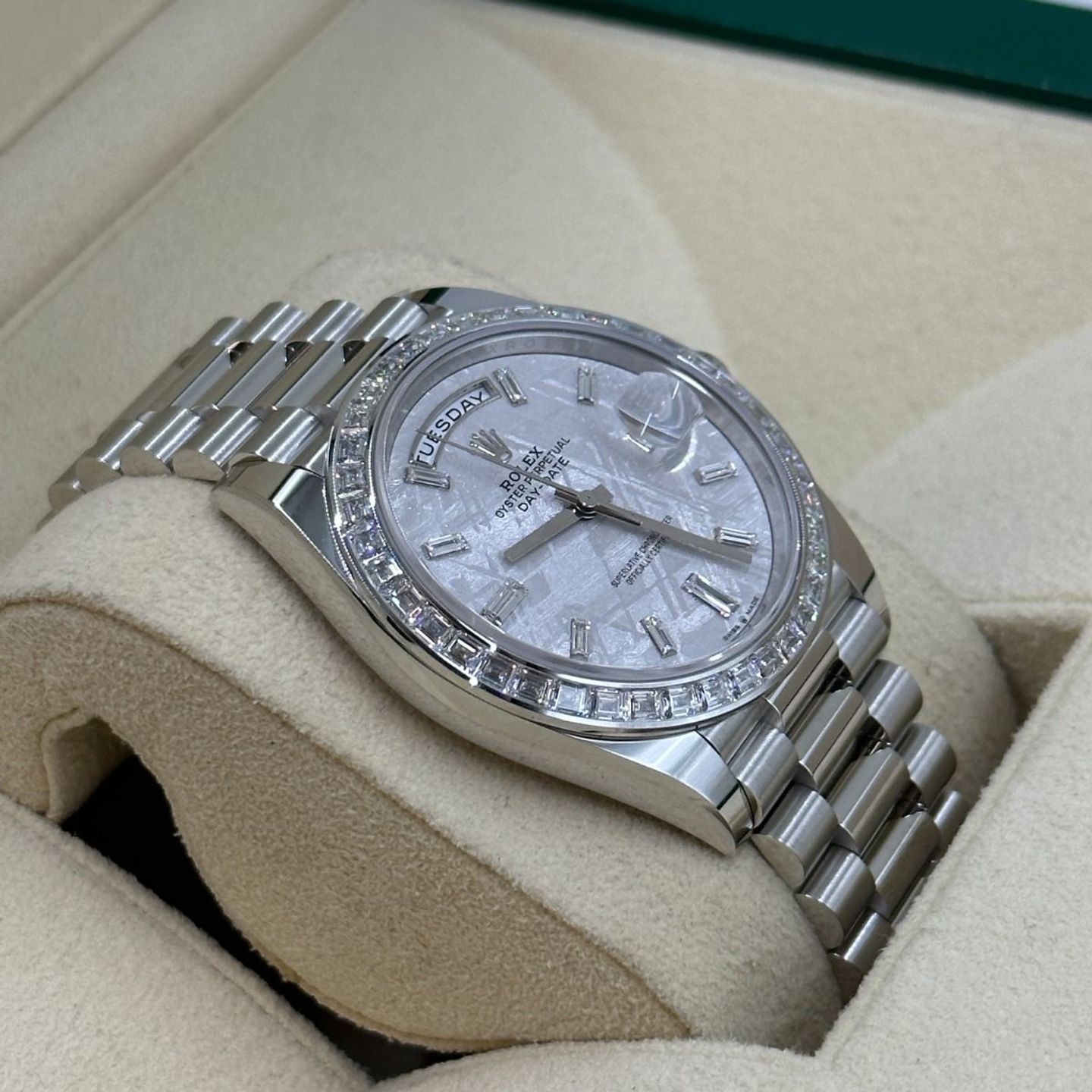 Rolex Day-Date 40 228396TBR (2022) - Grijs wijzerplaat 40mm Platina (7/8)