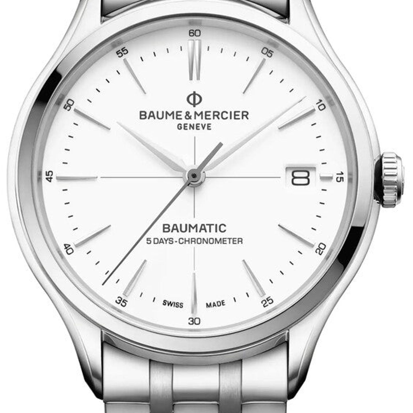 Baume & Mercier Clifton M0A10505 (2025) - White dial 40 mm Steel case (1/1)