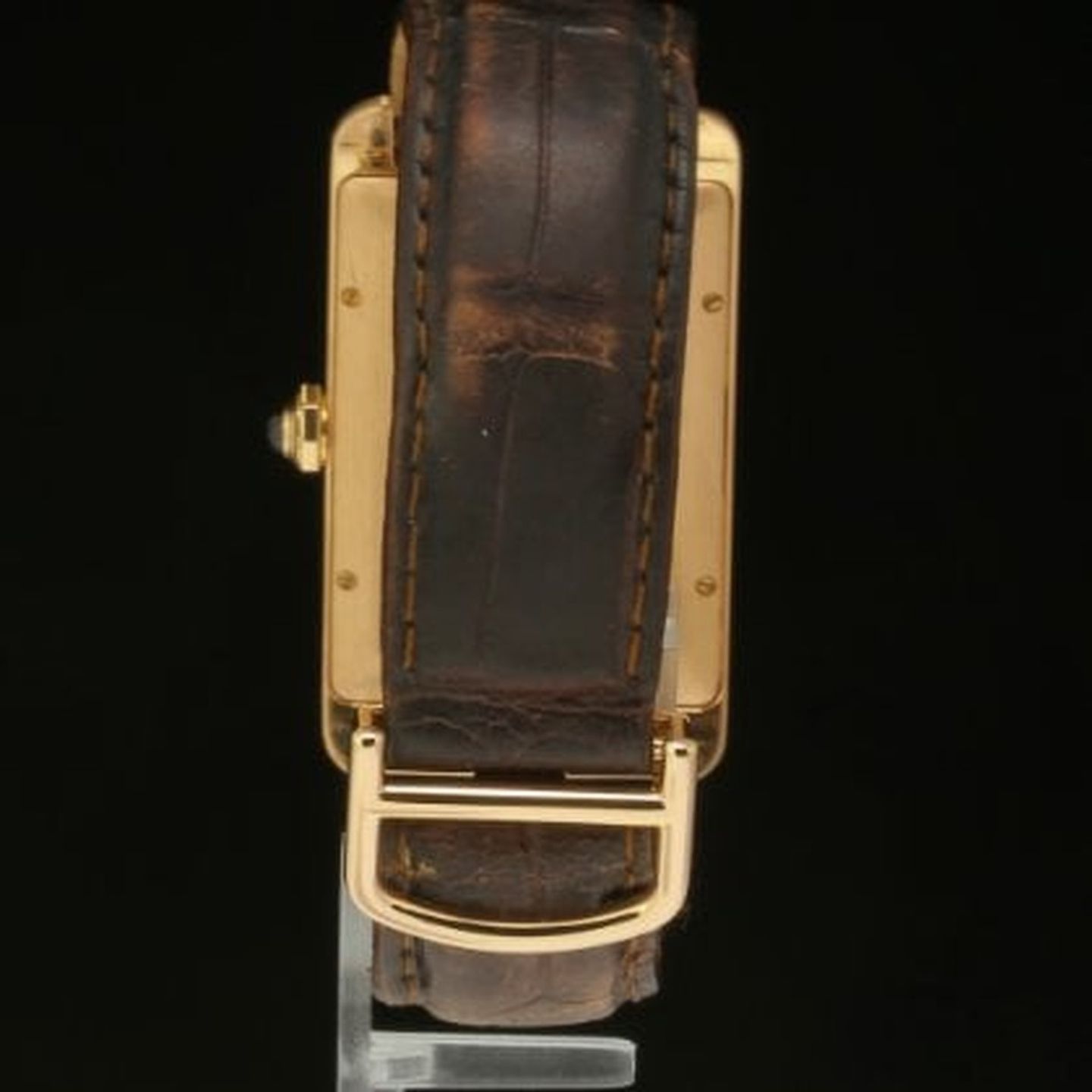 Cartier Tank Américaine 2505 (2011) - Silver dial 27 mm Rose Gold case (6/7)