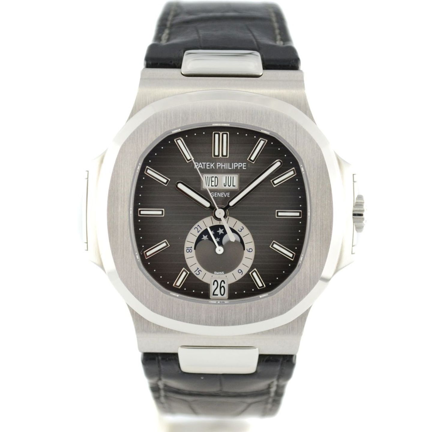 Patek Philippe Nautilus 5726A-001 (2021) - Black dial 41 mm Steel case (1/7)