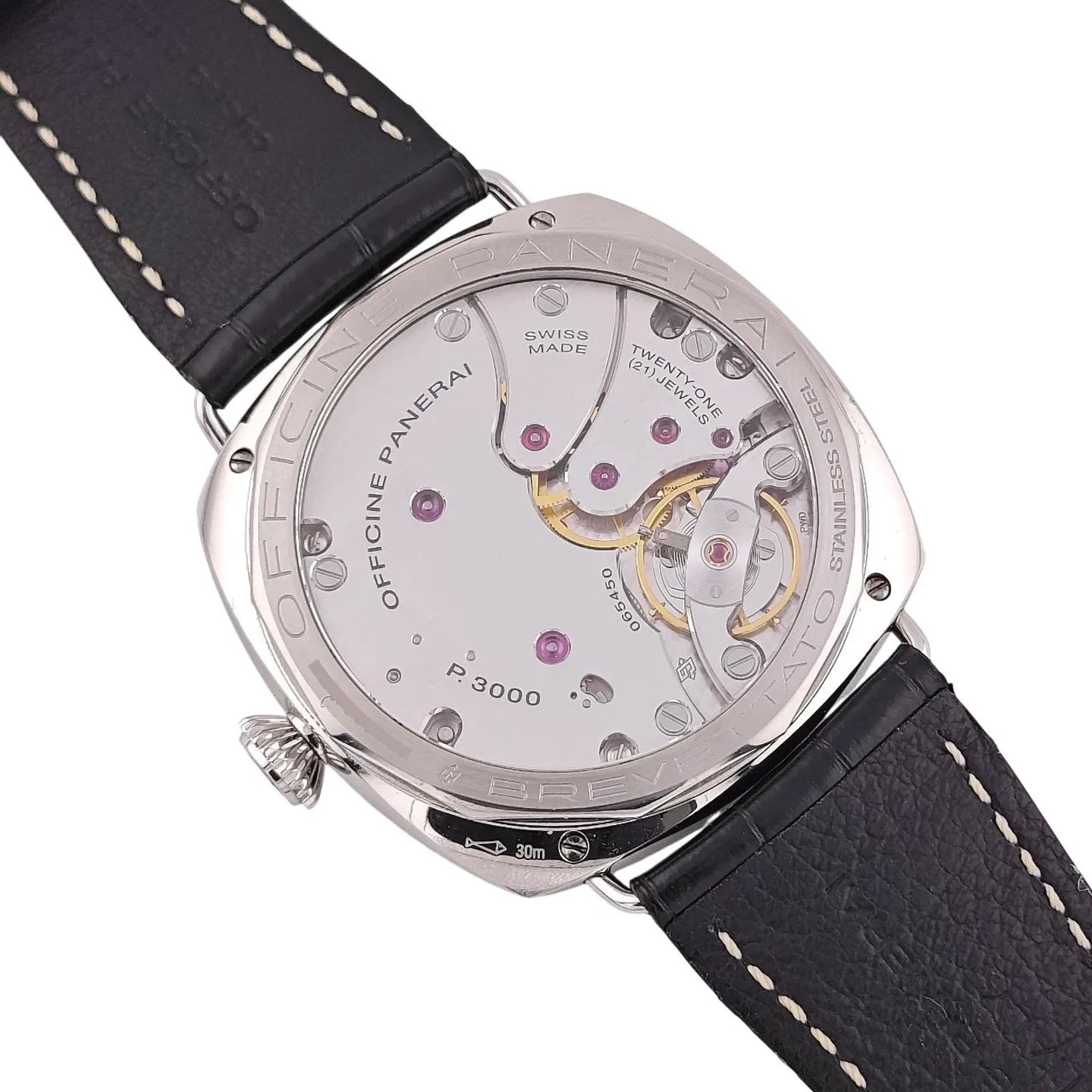 Panerai Special Editions PAM00685 (Unknown (random serial)) - Black dial 47 mm Steel case (7/8)