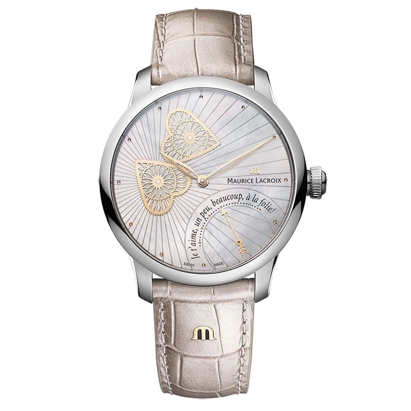Maurice Lacroix Masterpiece MP6068-SS001-160-1 (2023) - Pearl dial 40 mm Steel case (3/3)