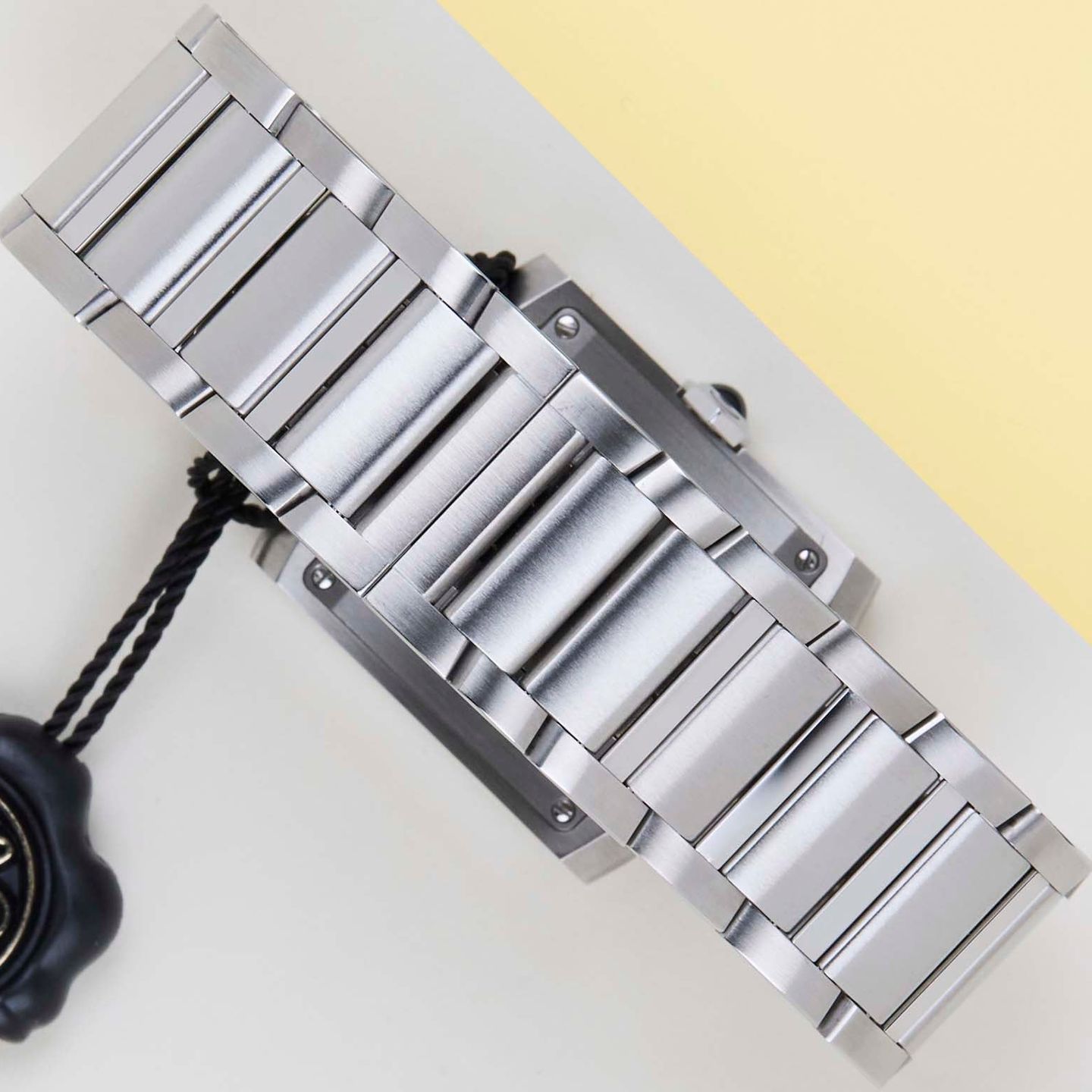 Cartier Tank Française WSTA0074 (2023) - Silver dial 32 mm Steel case (6/8)