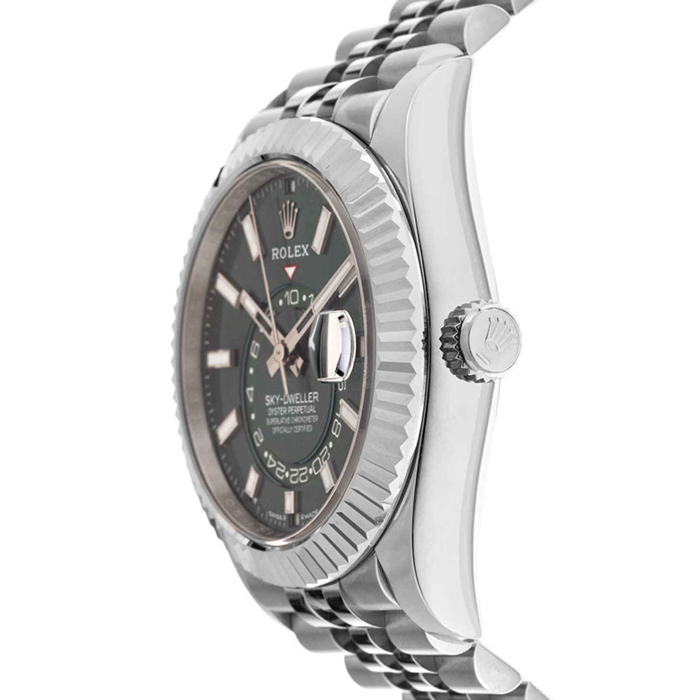 Rolex Sky-Dweller 336934 (2026) - Groen wijzerplaat 42mm Goud/Staal (3/6)