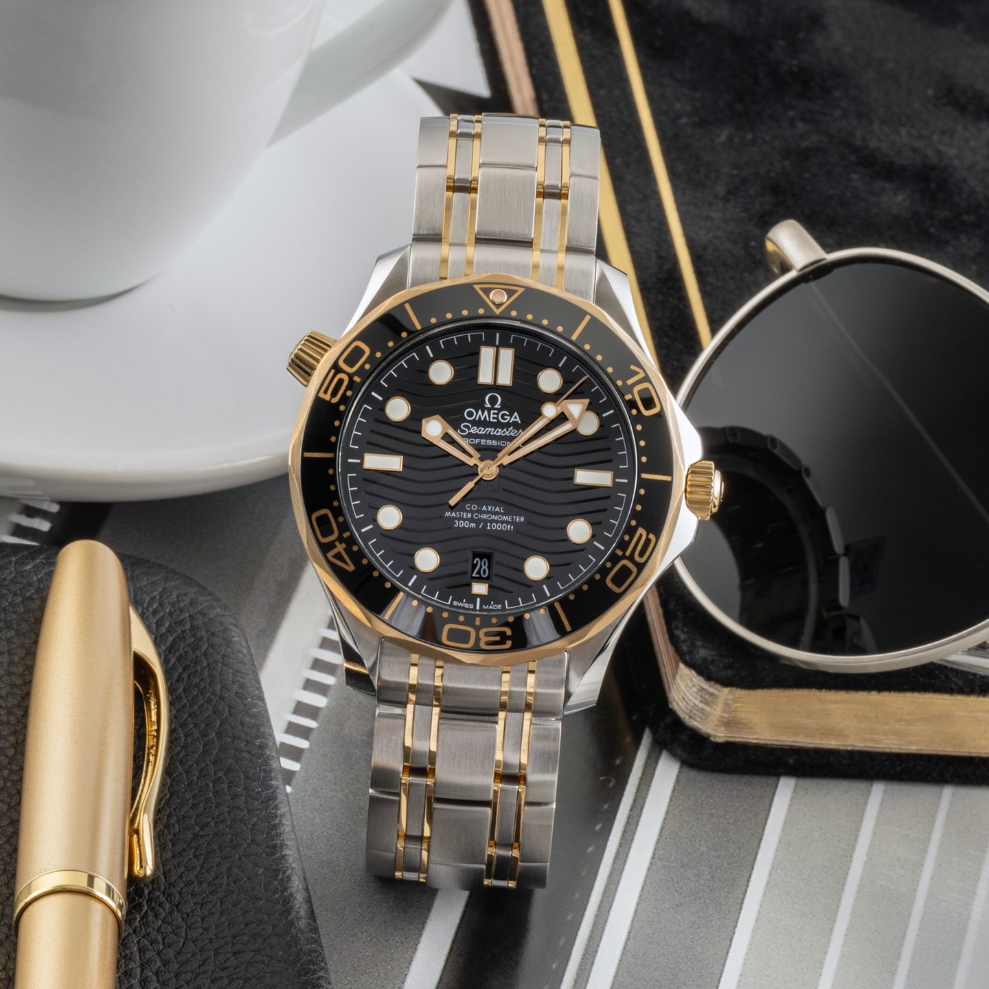 Omega Seamaster Diver 300 M 210.20.42.20.01.002 (2022) - Zwart wijzerplaat 42mm Staal (1/8)