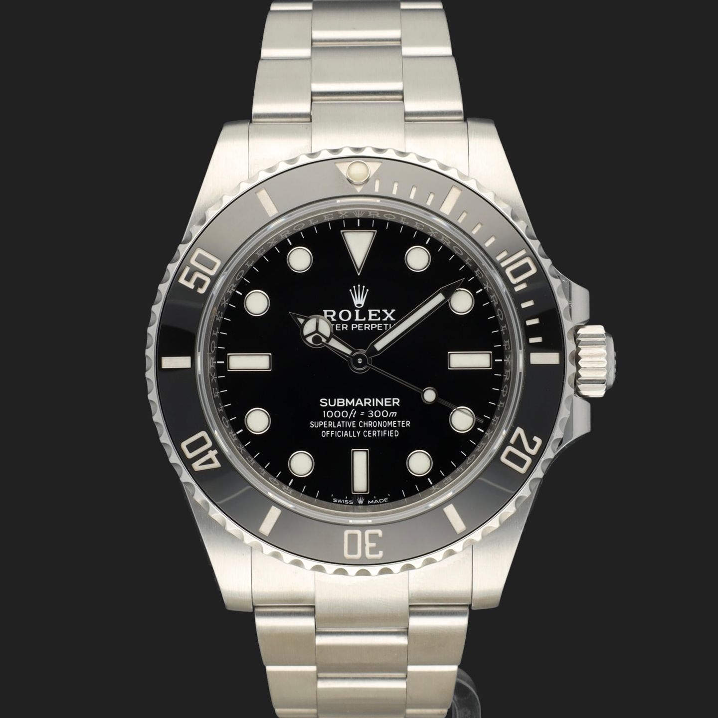 Rolex Submariner No Date 124060 (2021) - Black dial 41 mm Steel case (3/8)