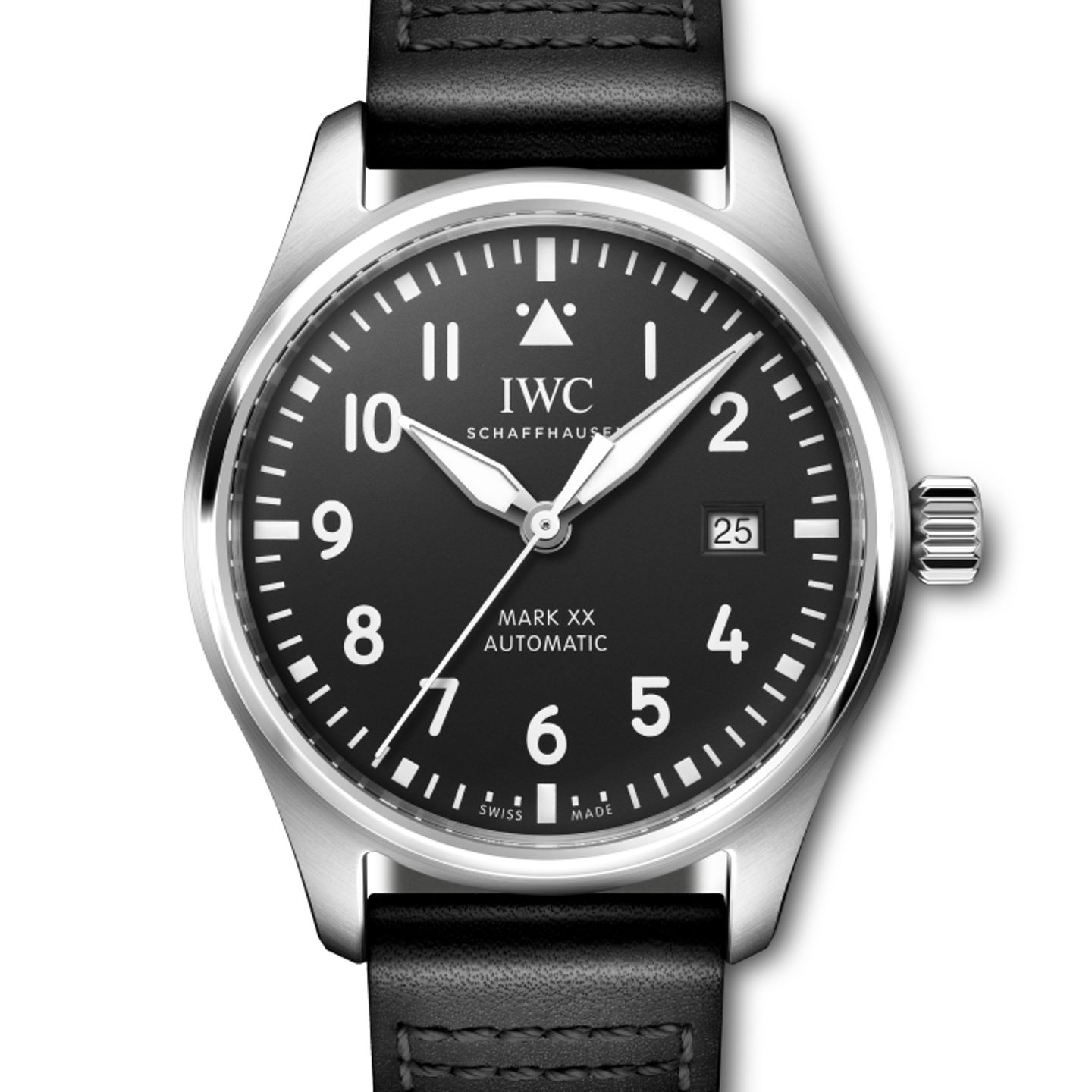 IWC Pilot Mark IW328201 (2023) - Zwart wijzerplaat 40mm Staal (1/1)