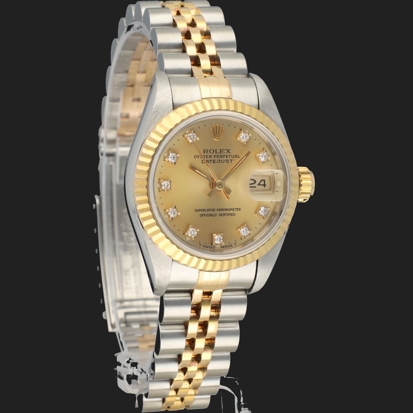 Rolex Lady-Datejust 69173 (1992) - 26mm Goud/Staal (4/8)