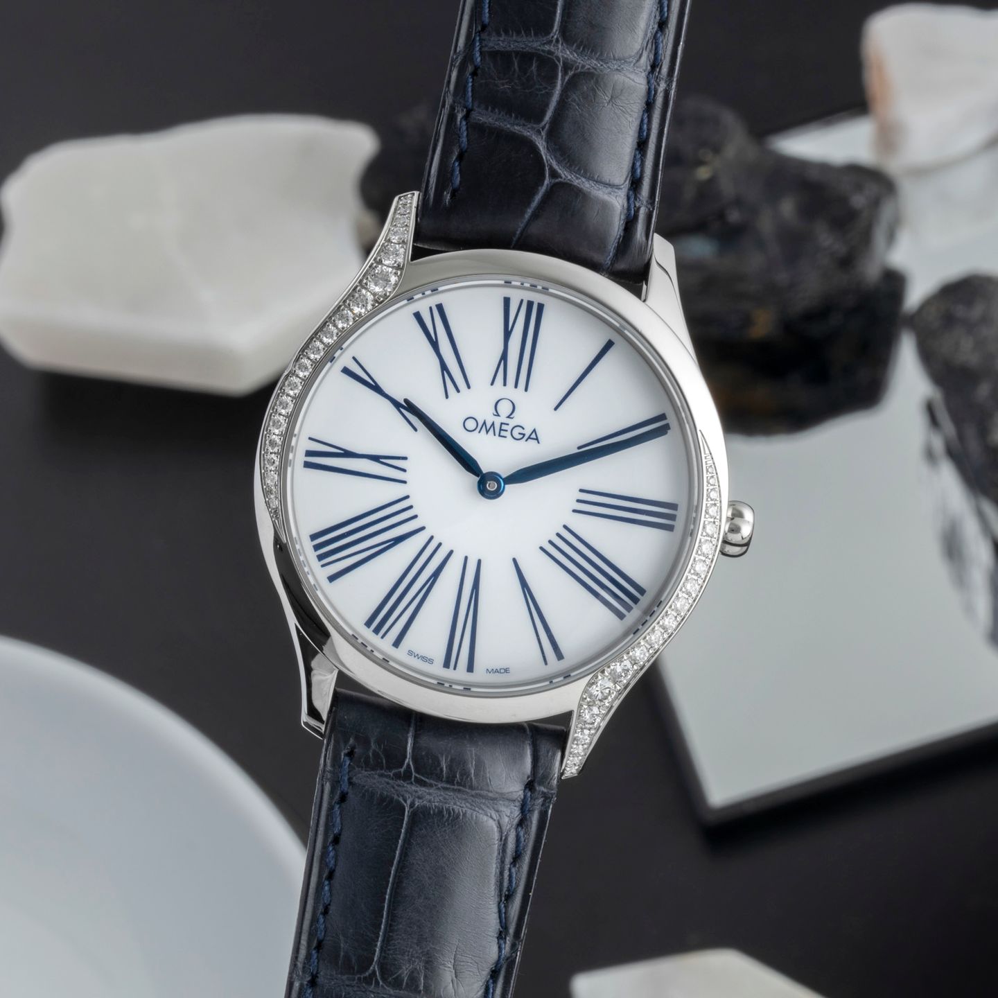 Omega De Ville Trésor 428.17.36.60.04.001 (Unknown (random serial)) - White dial 36 mm Steel case (3/8)