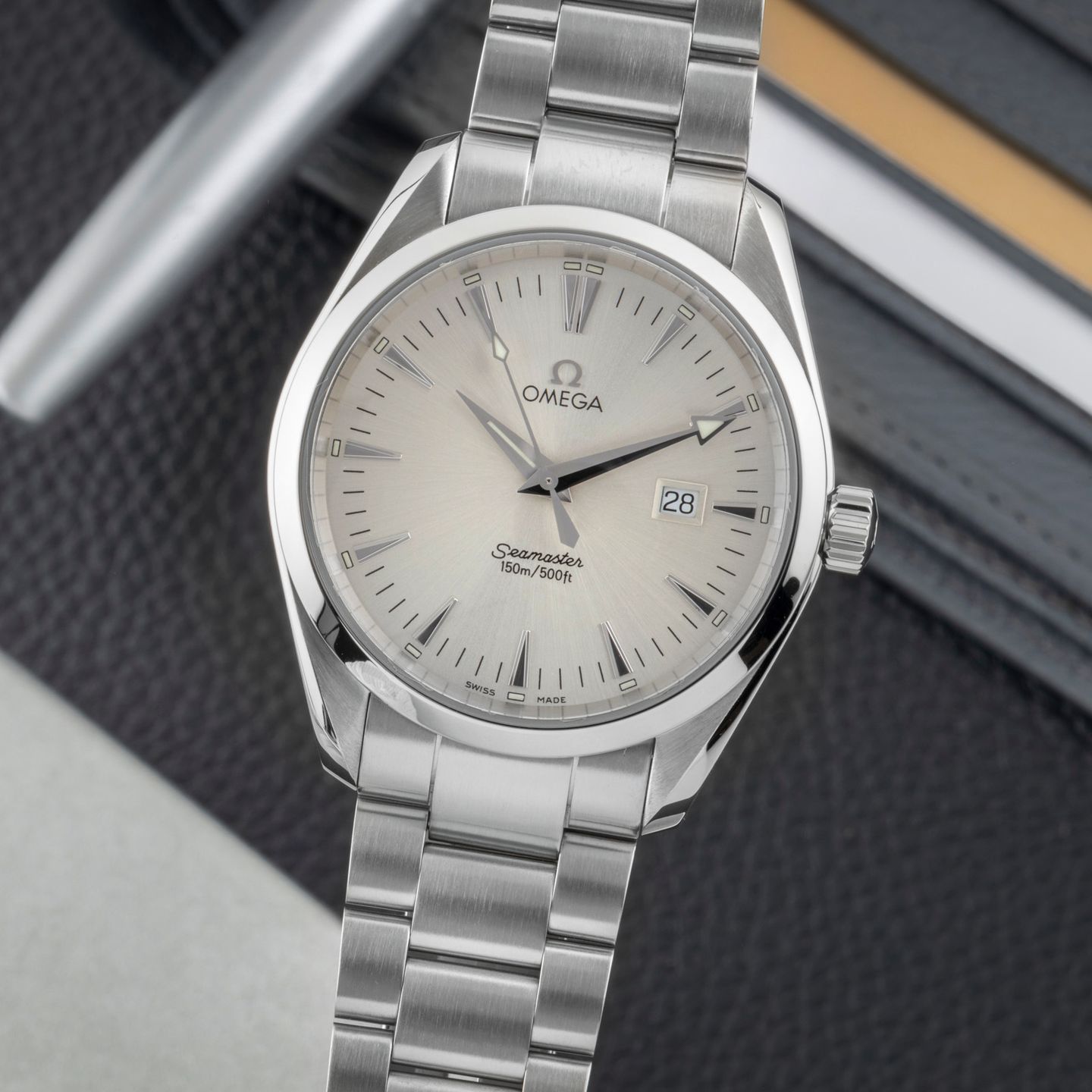 Omega Seamaster Aqua Terra 2517.30.00 (Onbekend (willekeurig serienummer)) - Zilver wijzerplaat 39mm Staal (3/8)