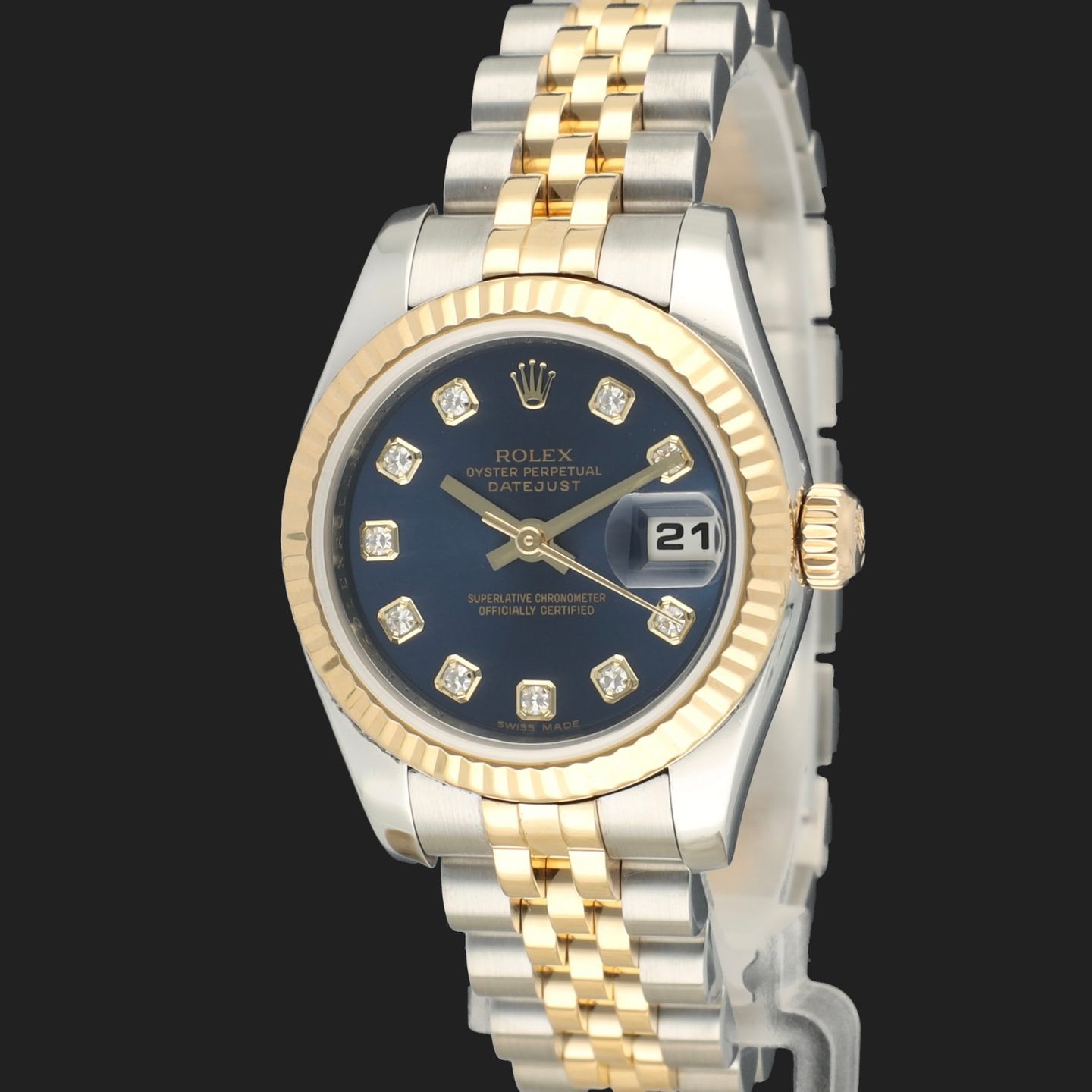 Rolex Lady-Datejust 179173 (2012) - 26mm Goud/Staal (1/8)