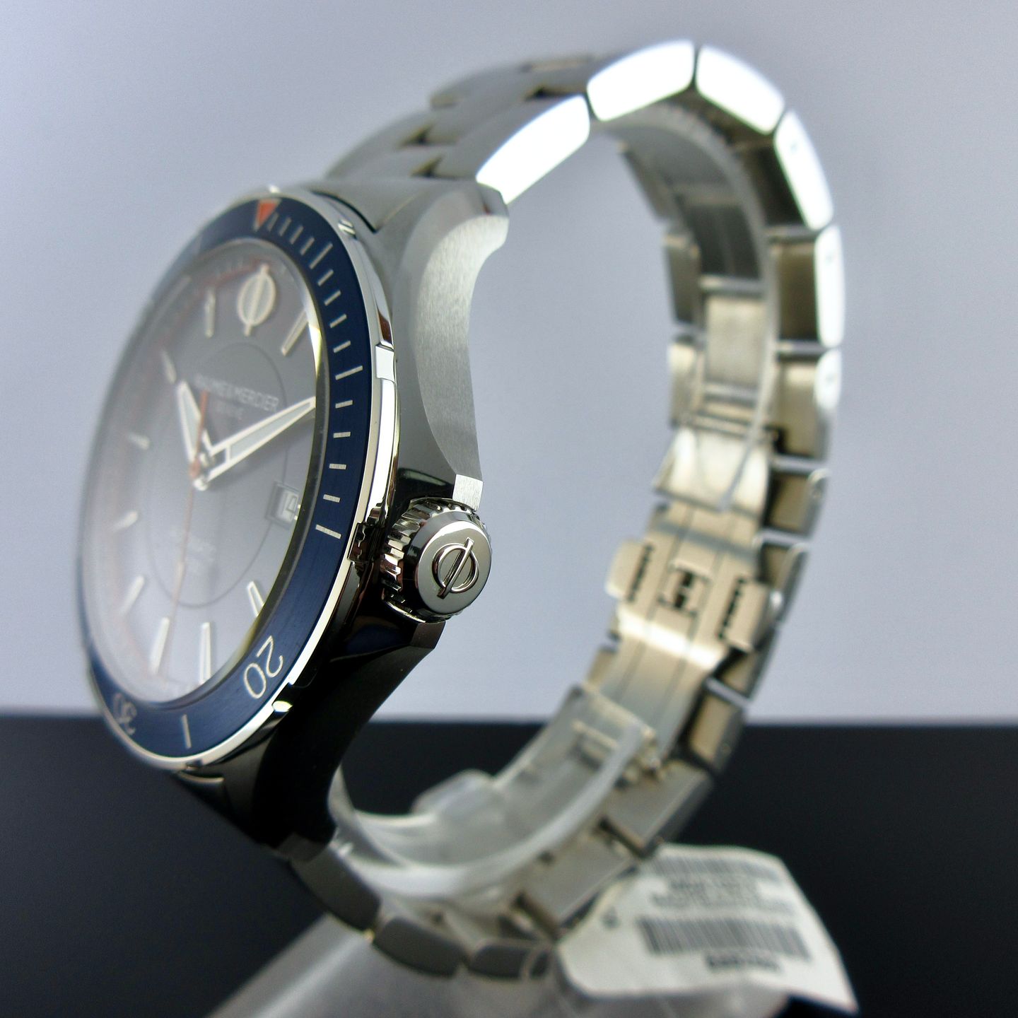 Baume & Mercier Clifton M0A10378 (2026) - Blauw wijzerplaat 42mm Staal (3/8)