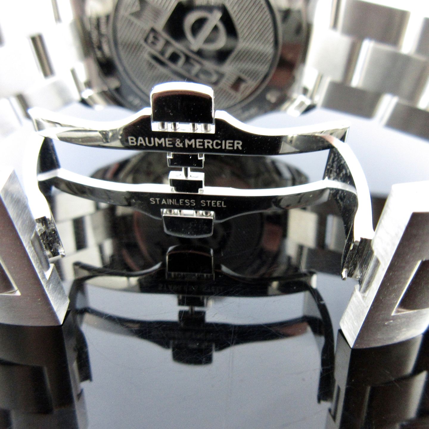 Baume & Mercier Clifton M0A10378 (2026) - Blauw wijzerplaat 42mm Staal (7/8)