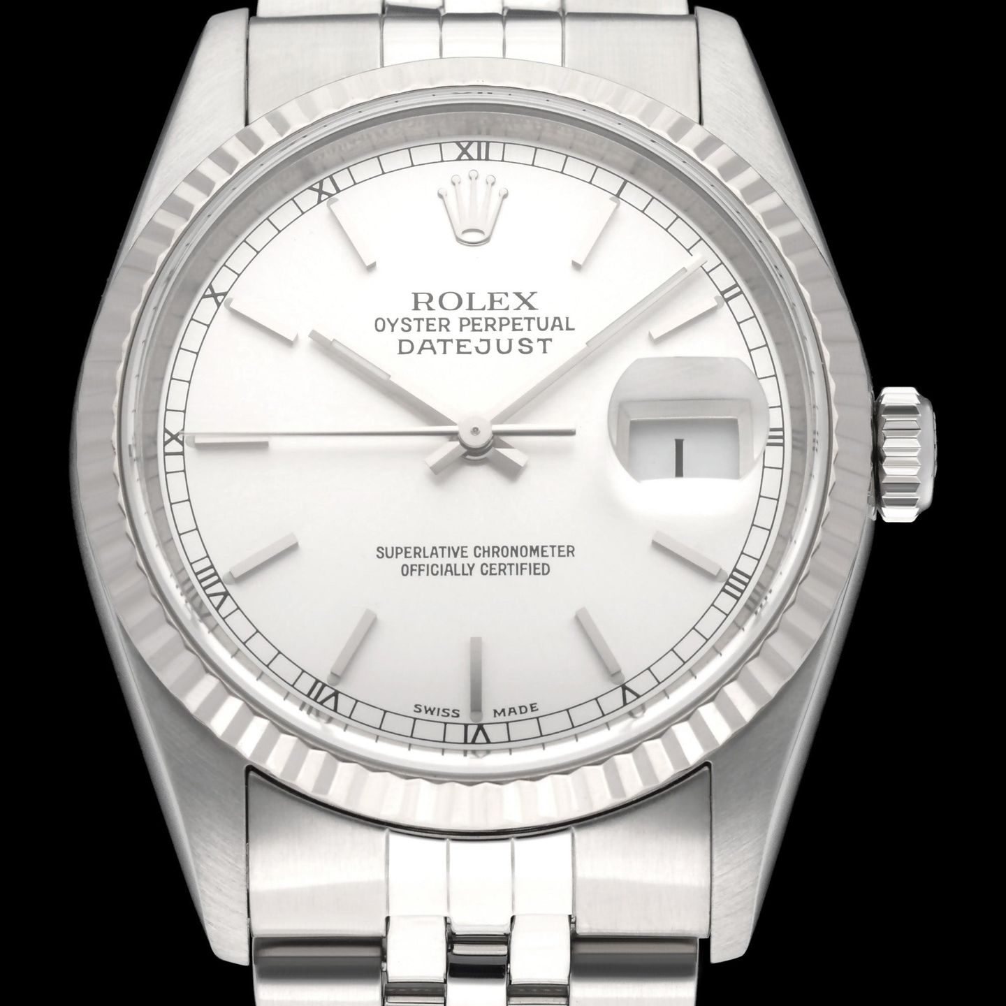 Rolex Datejust 36 16234 (2001) - 36mm Staal (1/8)
