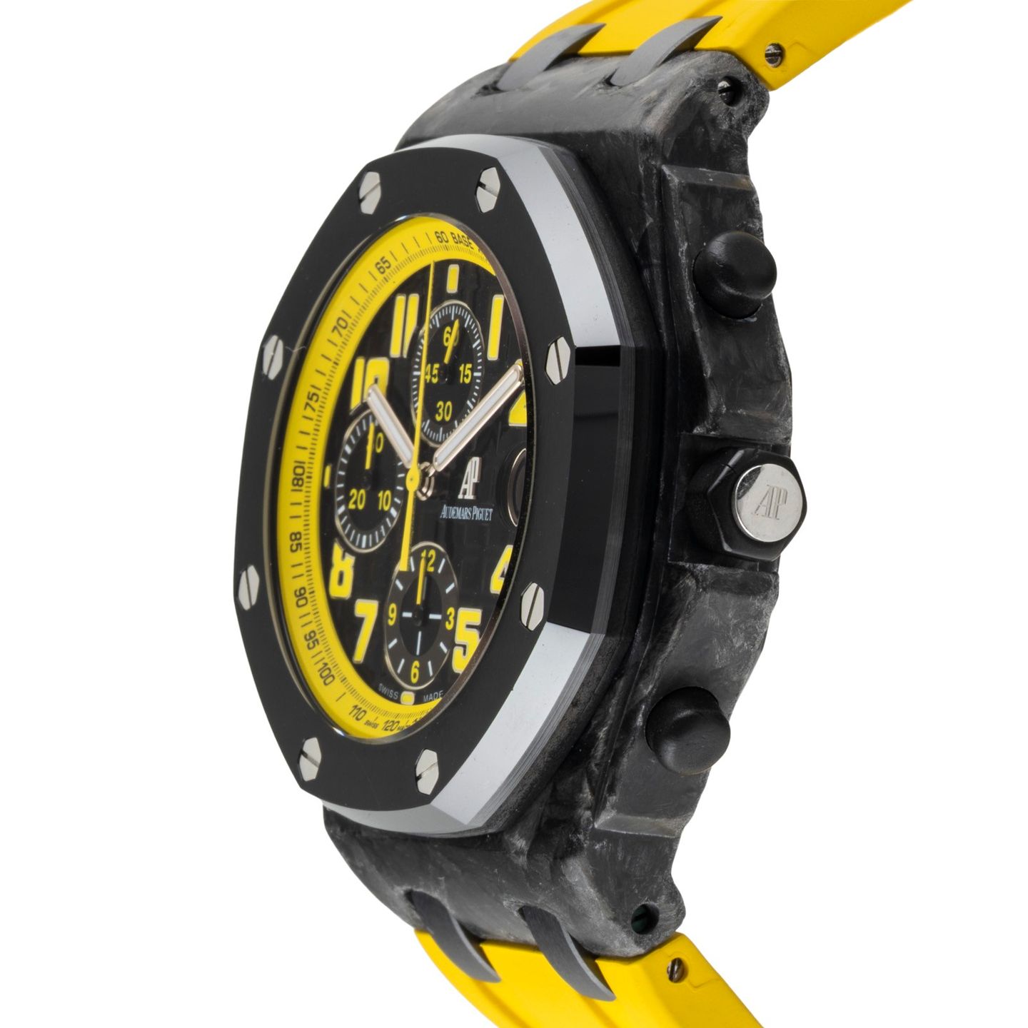 Audemars Piguet Royal Oak Offshore Chronograph 26176FO (2013) - Zwart wijzerplaat 42mm Carbon (6/8)