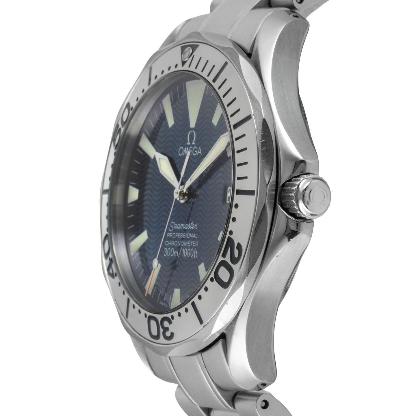 Omega Seamaster Diver 300 M 2255.80.00 (2013) - Blue dial 41 mm Steel case (6/8)