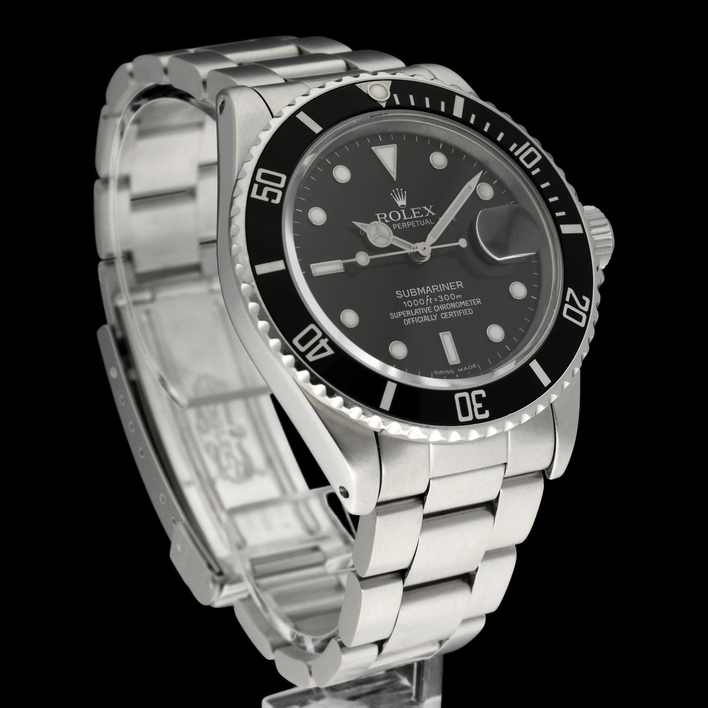 Rolex Submariner Date 16800 (1982) - Black dial 40 mm Steel case (4/8)