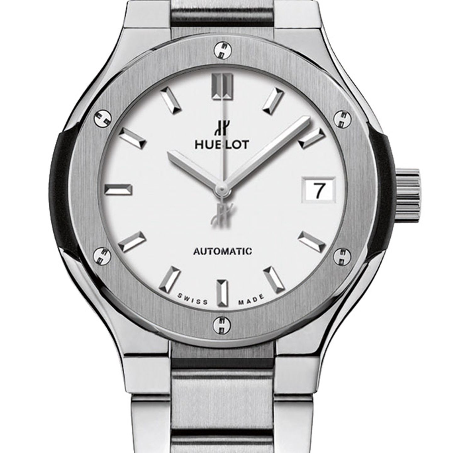 Hublot Classic Fusion 45, 42, 38, 33 mm 585.NX.2610.NX (2022) - White dial 33 mm Titanium case (1/1)