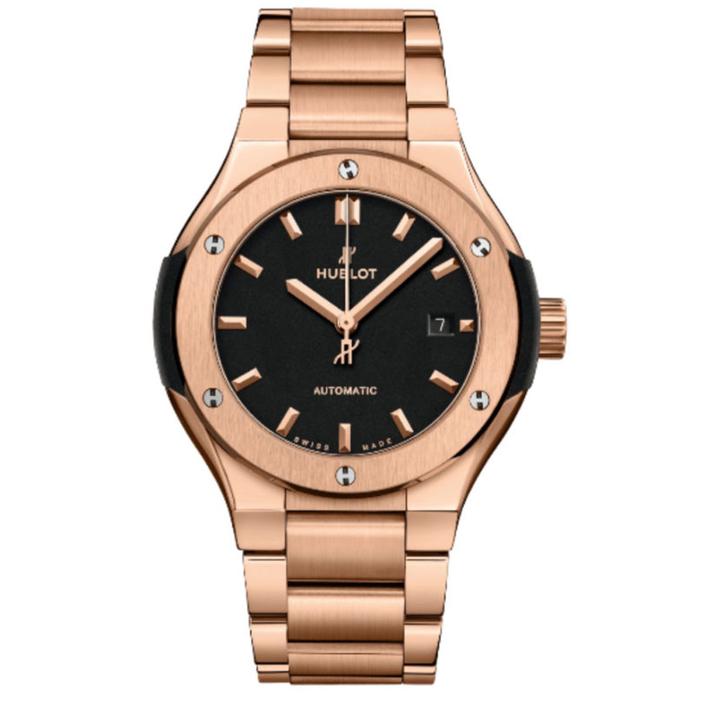 Hublot Classic Fusion 45, 42, 38, 33 mm 585.OX.1180.OX (2022) - Black dial 33 mm Rose Gold case (1/1)